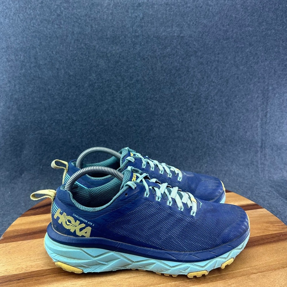 Hoka One One Challenger ATR 5 Women's Size 8.5 Trail Running Shoes Blue